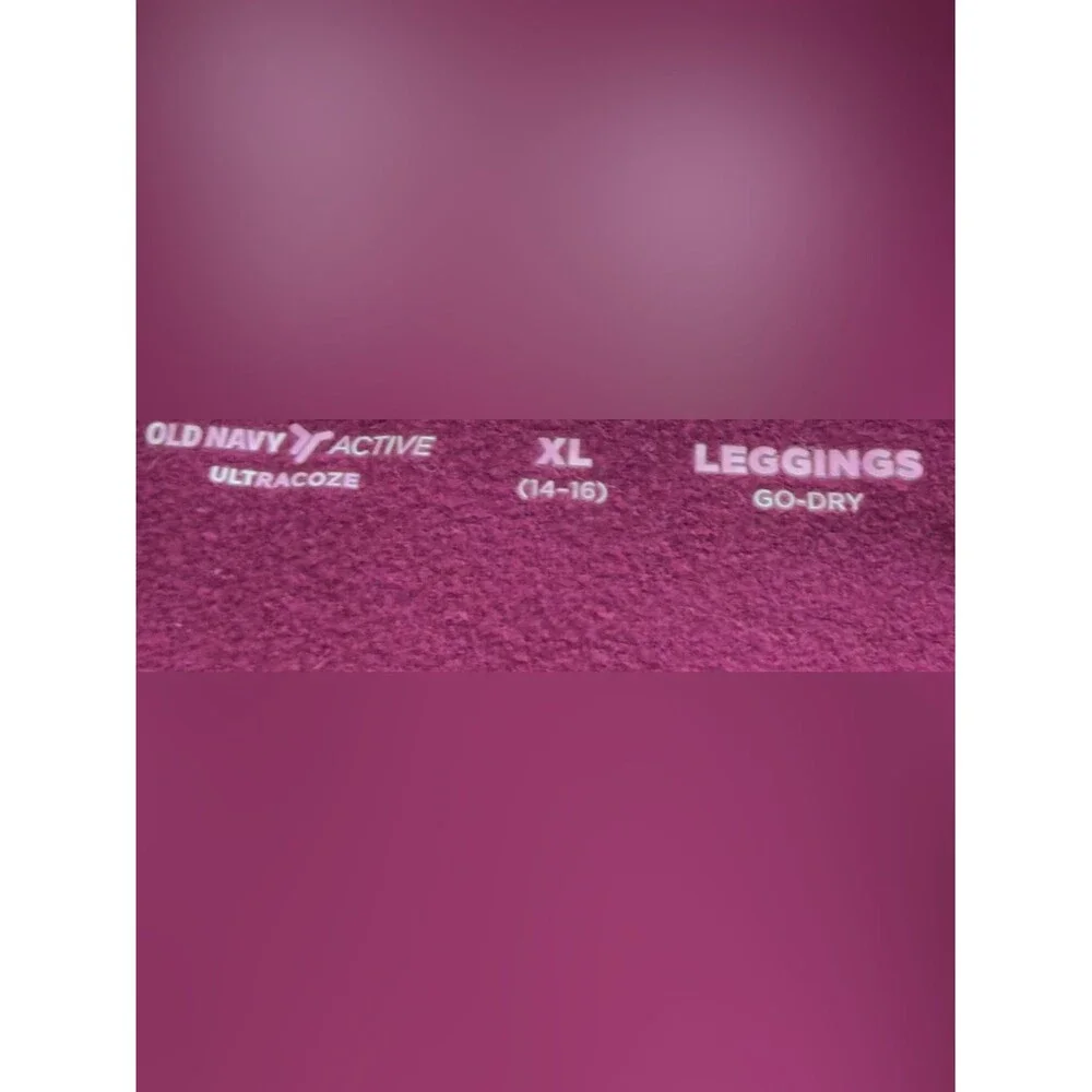 Old Navy Active Girls SET OF 2 UltraCoze Warm Fleece Lined Go-Dri Leggings. XL.